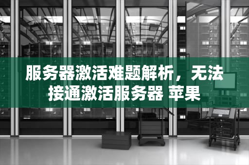 服务器激活难题解析，无法接通激活服务器 苹果