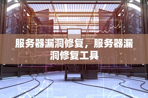 服务器漏洞修复，服务器漏洞修复工具