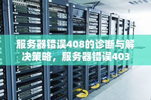 服务器错误408的诊断与解决策略，服务器错误403