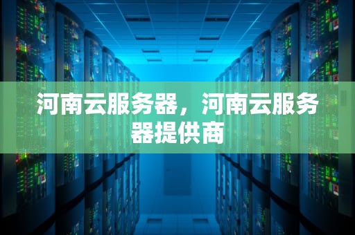河南云服务器，河南云服务器提供商