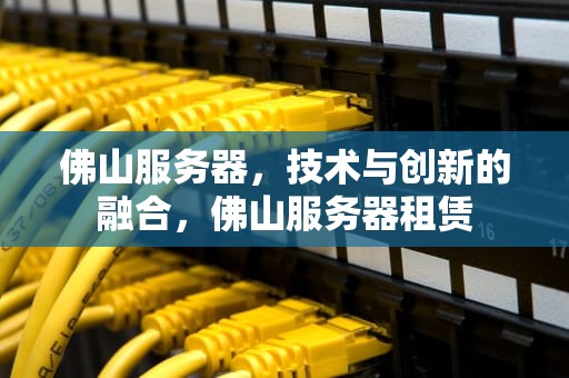 佛山服务器，技术与创新的融合，佛山服务器租赁
