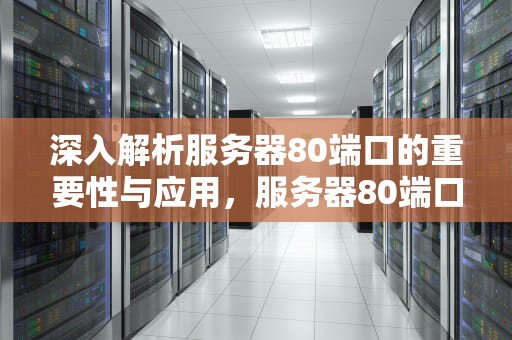 深入解析服务器80端口的重要性与应用，服务器80端口被占用怎样解决
