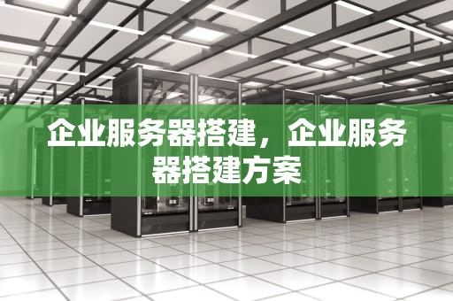 企业服务器搭建，企业服务器搭建方案