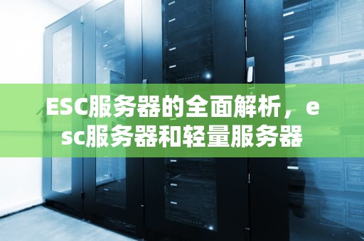 ESC服务器的全面解析，esc服务器和轻量服务器