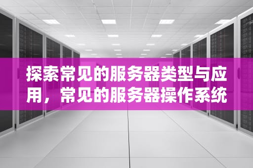 探索常见的服务器类型与应用，常见的服务器操作系统有哪些