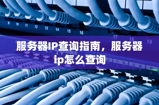 服务器IP查询指南，服务器ip怎么查询