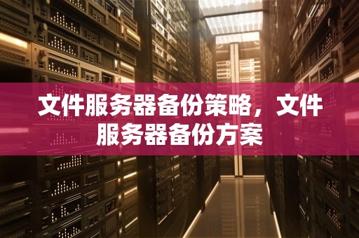 文件服务器备份策略，文件服务器备份方案
