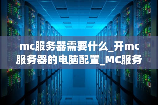 mc服务器需要什么_开mc服务器的电脑配置_MC服务器需要什么