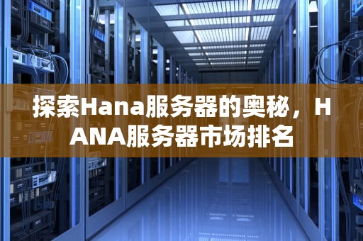 探索Hana服务器的奥秘，HANA服务器市场排名