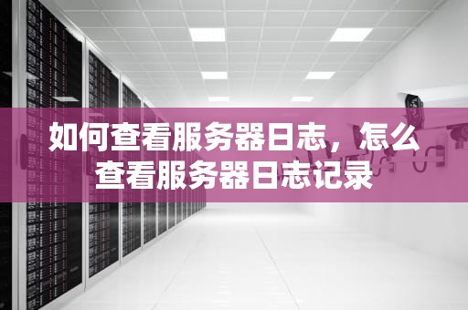 如何查看服务器日志，怎么查看服务器日志记录