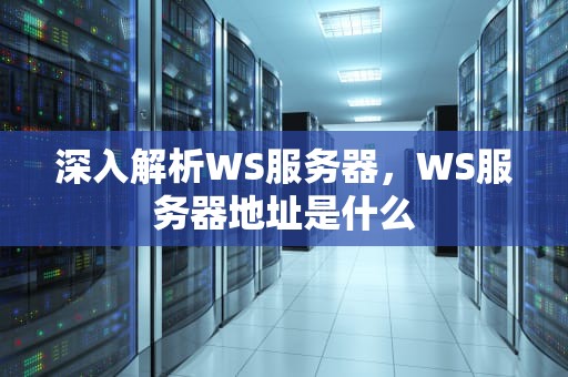 深入解析WS服务器，WS服务器地址是什么