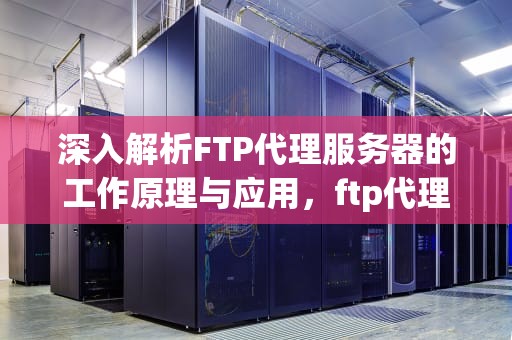 深入解析FTP代理服务器的工作原理与应用，ftp代理服务器没有设置完全访问
