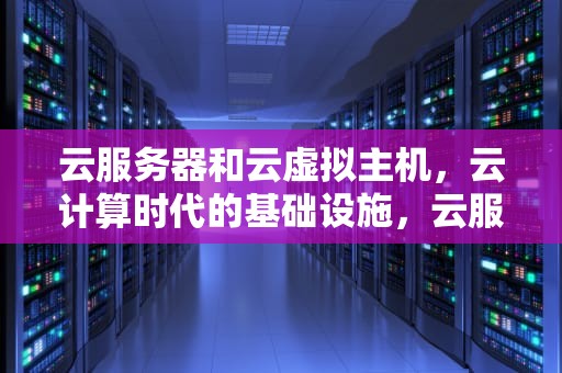 云服务器和云虚拟主机，云计算时代的基础设施，云服务器和云虚拟主机的区别