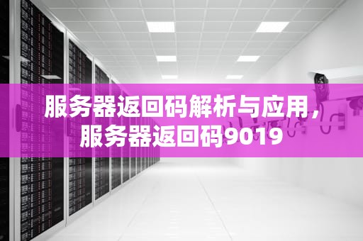 服务器返回码解析与应用，服务器返回码9019