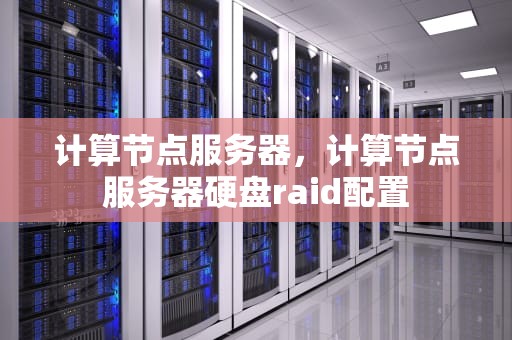 计算节点服务器，计算节点服务器硬盘raid配置
