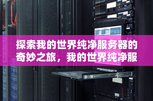 探索我的世界纯净服务器的奇妙之旅，我的世界纯净服务器是什么意思