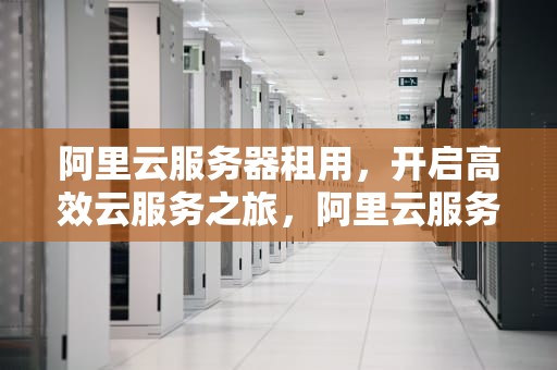 阿里云服务器租用，开启高效云服务之旅，阿里云服务器租用价格表