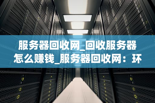 服务器回收网_回收服务器怎么赚钱_服务器回收网：环保与科技的完美结合