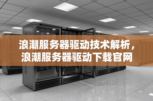浪潮服务器驱动技术解析，浪潮服务器驱动下载官网