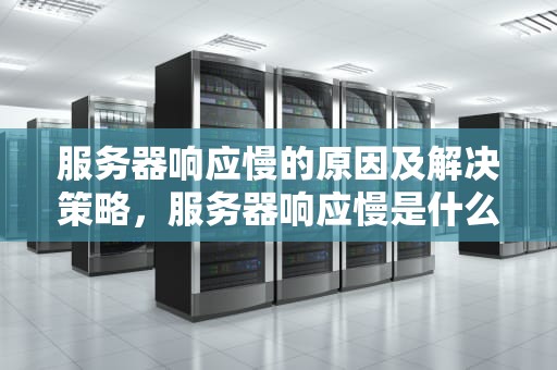 服务器响应慢的原因及解决策略，服务器响应慢是什么原因