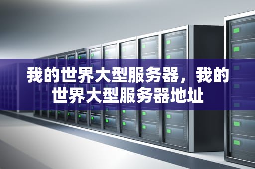 我的世界大型服务器，我的世界大型服务器地址