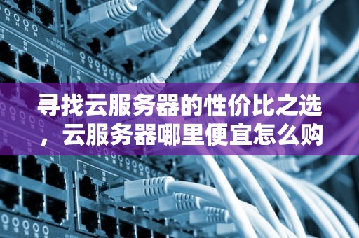 寻找云服务器的性价比之选，云服务器哪里便宜怎么购买