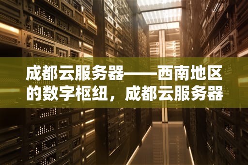成都云服务器——西南地区的数字枢纽，成都云服务器有哪些