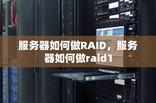 服务器如何做RAID，服务器如何做raid1