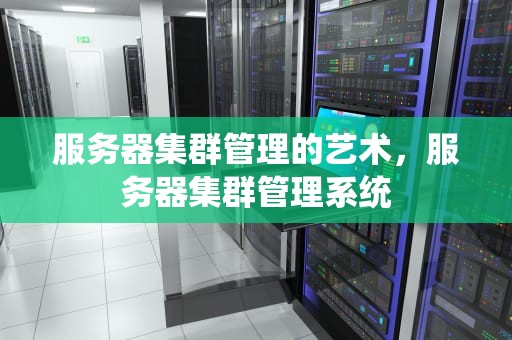 服务器集群管理的艺术，服务器集群管理系统