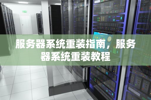 服务器系统重装指南，服务器系统重装教程