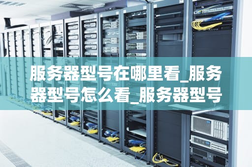 服务器型号在哪里看_服务器型号怎么看_服务器型号的识别与应用