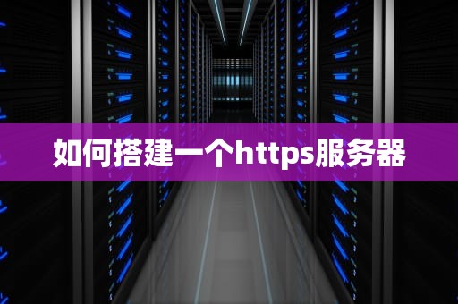 如何搭建一个https服务器