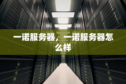 一诺服务器，一诺服务器怎么样