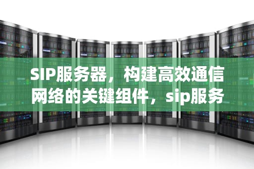SIP服务器，构建高效通信网络的关键组件，sip服务器是什么意思