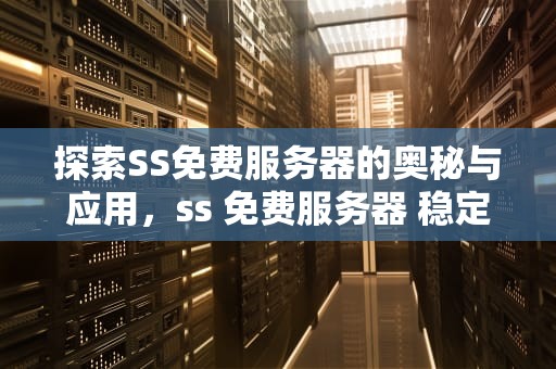 探索SS免费服务器的奥秘与应用，ss 免费服务器 稳定