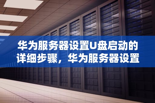 华为服务器设置U盘启动的详细步骤，华为服务器设置u盘启动顺序