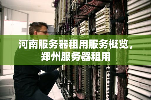 河南服务器租用服务概览，郑州服务器租用