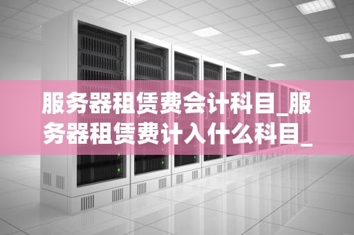 服务器租赁费会计科目_服务器租赁费计入什么科目_服务器租赁费会计科目的探讨