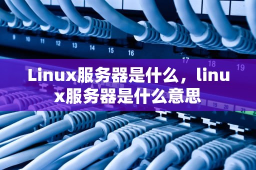 Linux服务器是什么，linux服务器是什么意思