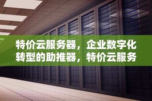 特价云服务器，企业数字化转型的助推器，特价云服务器是什么