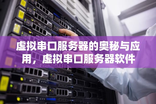 虚拟串口服务器的奥秘与应用，虚拟串口服务器软件