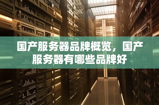 国产服务器品牌概览，国产服务器有哪些品牌好