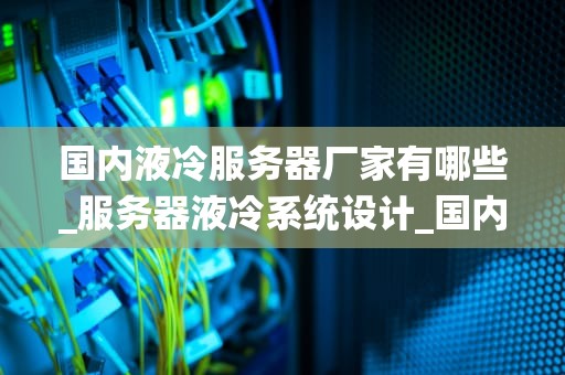国内液冷服务器厂家有哪些_服务器液冷系统设计_国内液冷服务器厂家及其市场现状