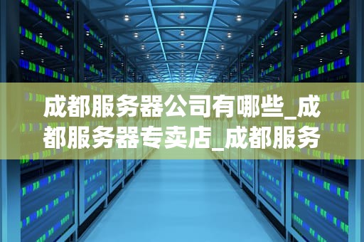 成都服务器公司有哪些_成都服务器专卖店_成都服务器公司概览