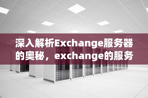 深入解析Exchange服务器的奥秘，exchange的服务器是什么