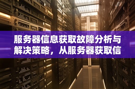 服务器信息获取故障分析与解决策略，从服务器获取信息失败怎么办