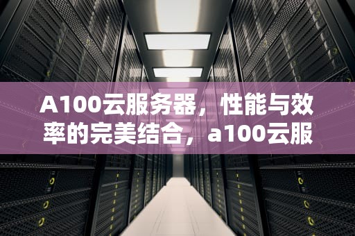 A100云服务器，性能与效率的完美结合，a100云服务器价格