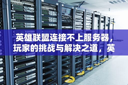 英雄联盟连接不上服务器，玩家的挑战与解决之道，英雄联盟连接不上服务器怎么解决