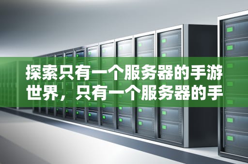 探索只有一个服务器的手游世界，只有一个服务器的手游推荐