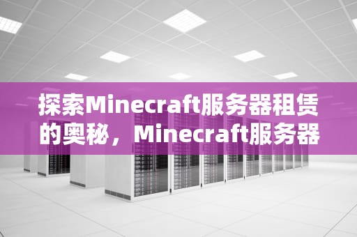 探索Minecraft服务器租赁的奥秘，Minecraft服务器租赁价格